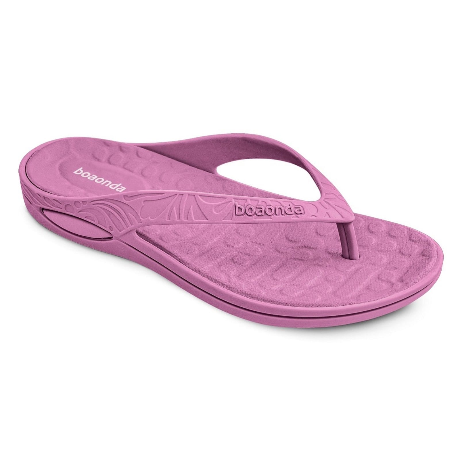 Vista 2 Chinelo Ortopédico Boaonda Lily Amora Boaonda roxo