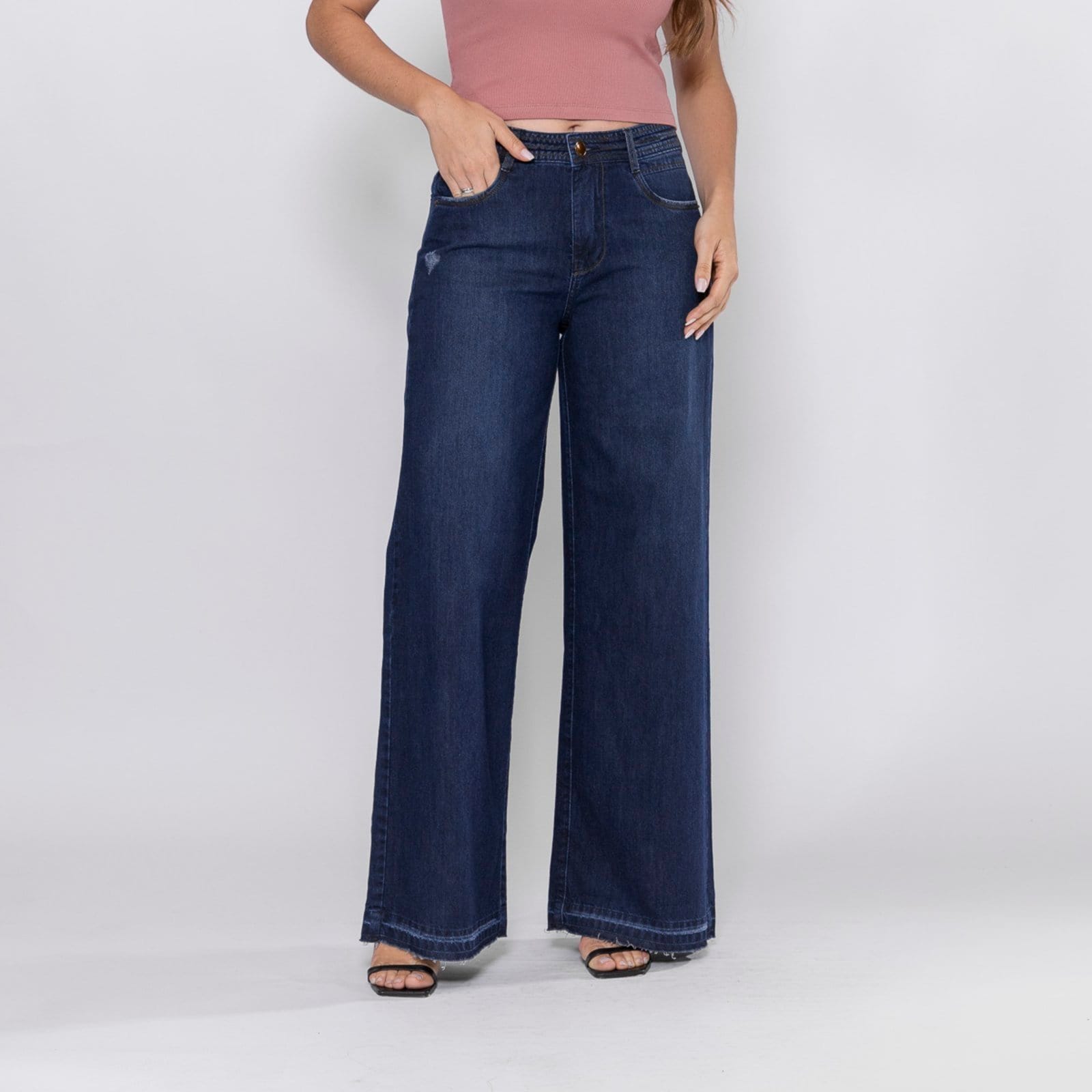 Vista principal Calça Feminina Pantalona Crocker - 50612 Crocker jeans