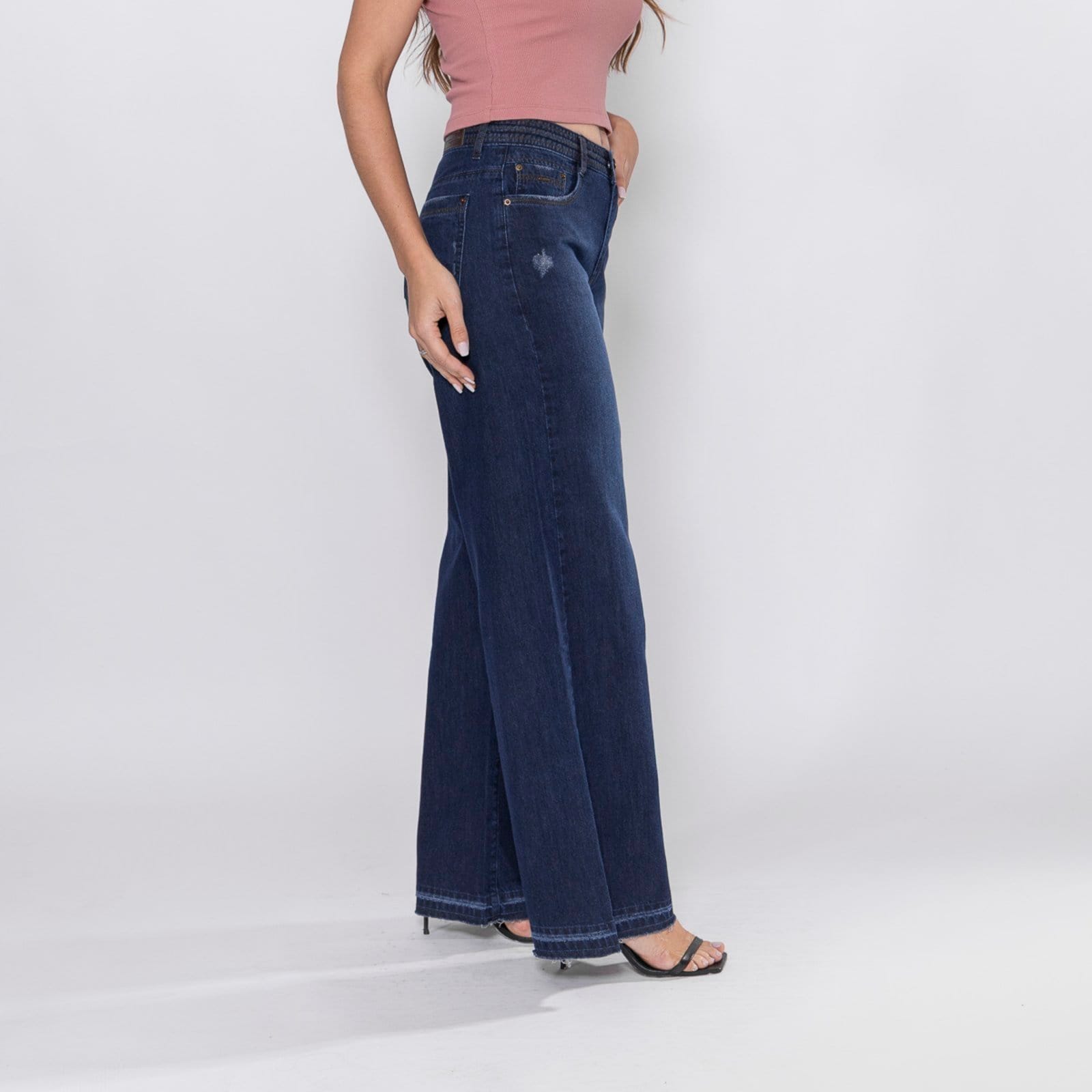 Vista 2 Calça Feminina Pantalona Crocker - 50612 Crocker jeans