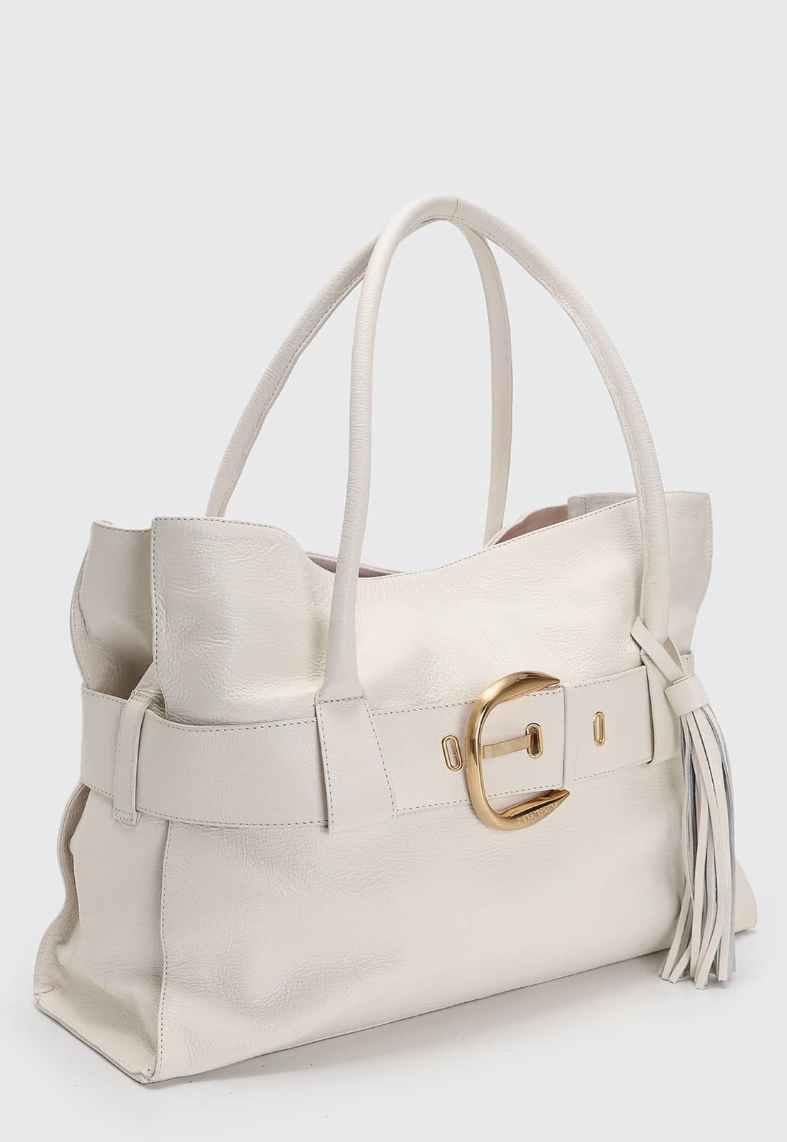 Vista 2 Bolsa Lança Perfume Tote Tassel Off-White Lança Perfume off-white white
