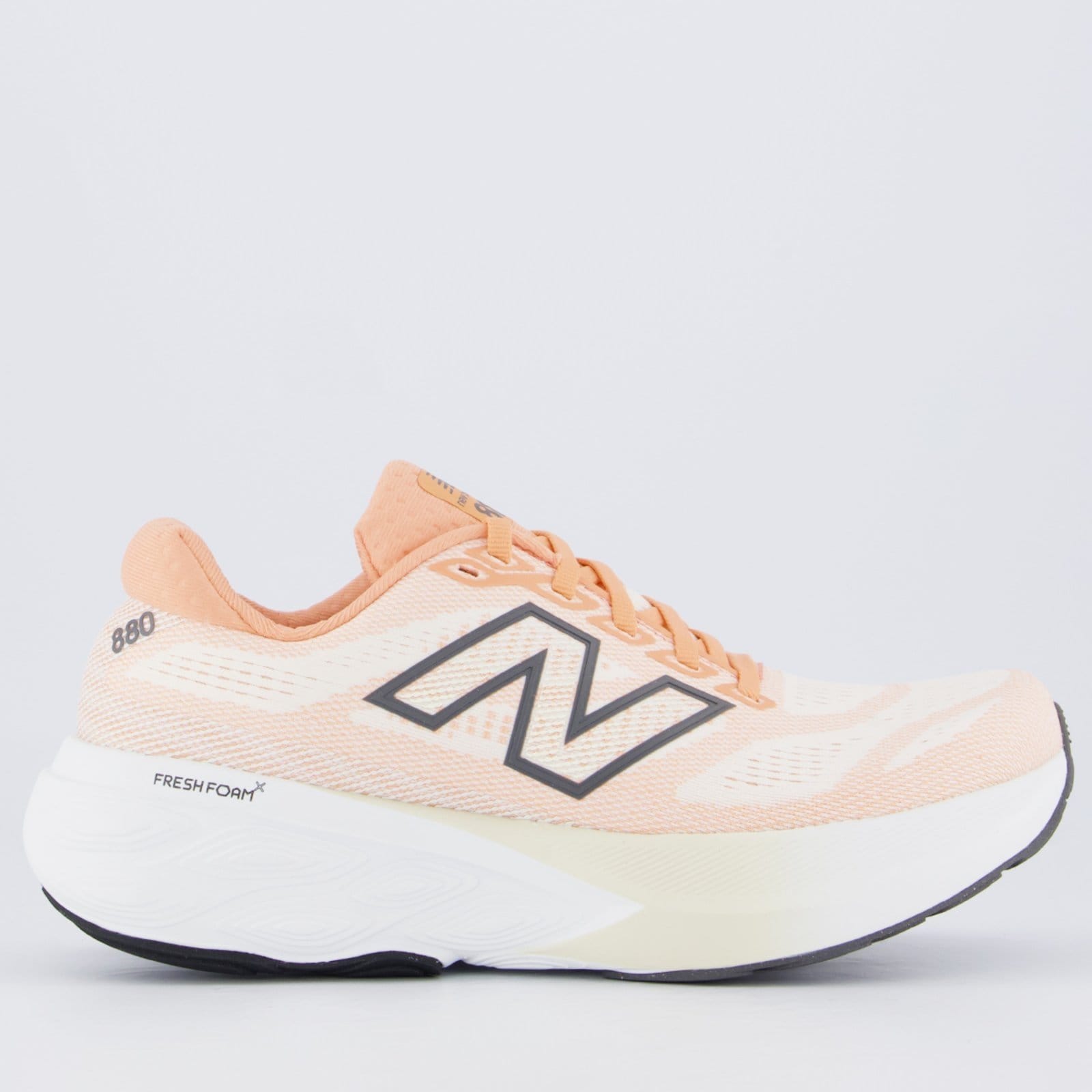 Vista principal Tênis New Balance Fresh Foam X 880 V15 Feminino Coral New Balance laranja coral