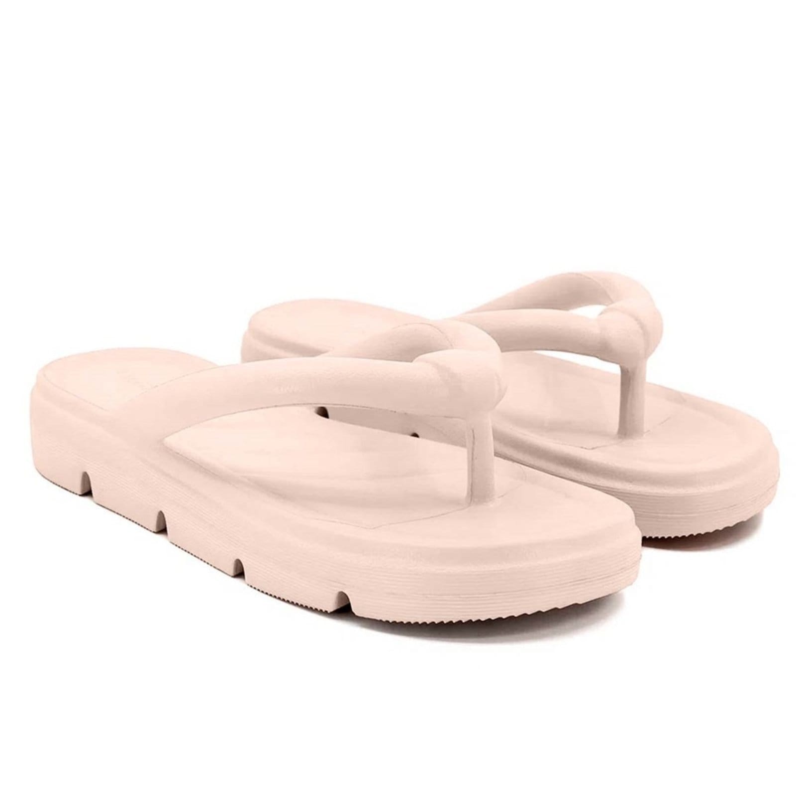 Vista 2 Chinelo Usaflex Feminino Casual Poofy Plataforma Eva AH3001 Usaflex rosa