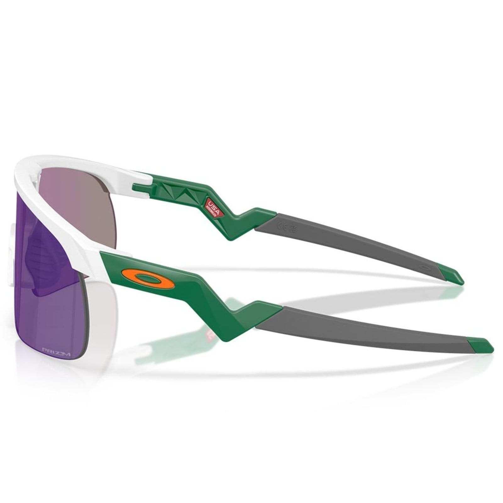 Vista 2 Óculos de Sol Oakley Resistor Matte White Prizm Jade Oakley branco white