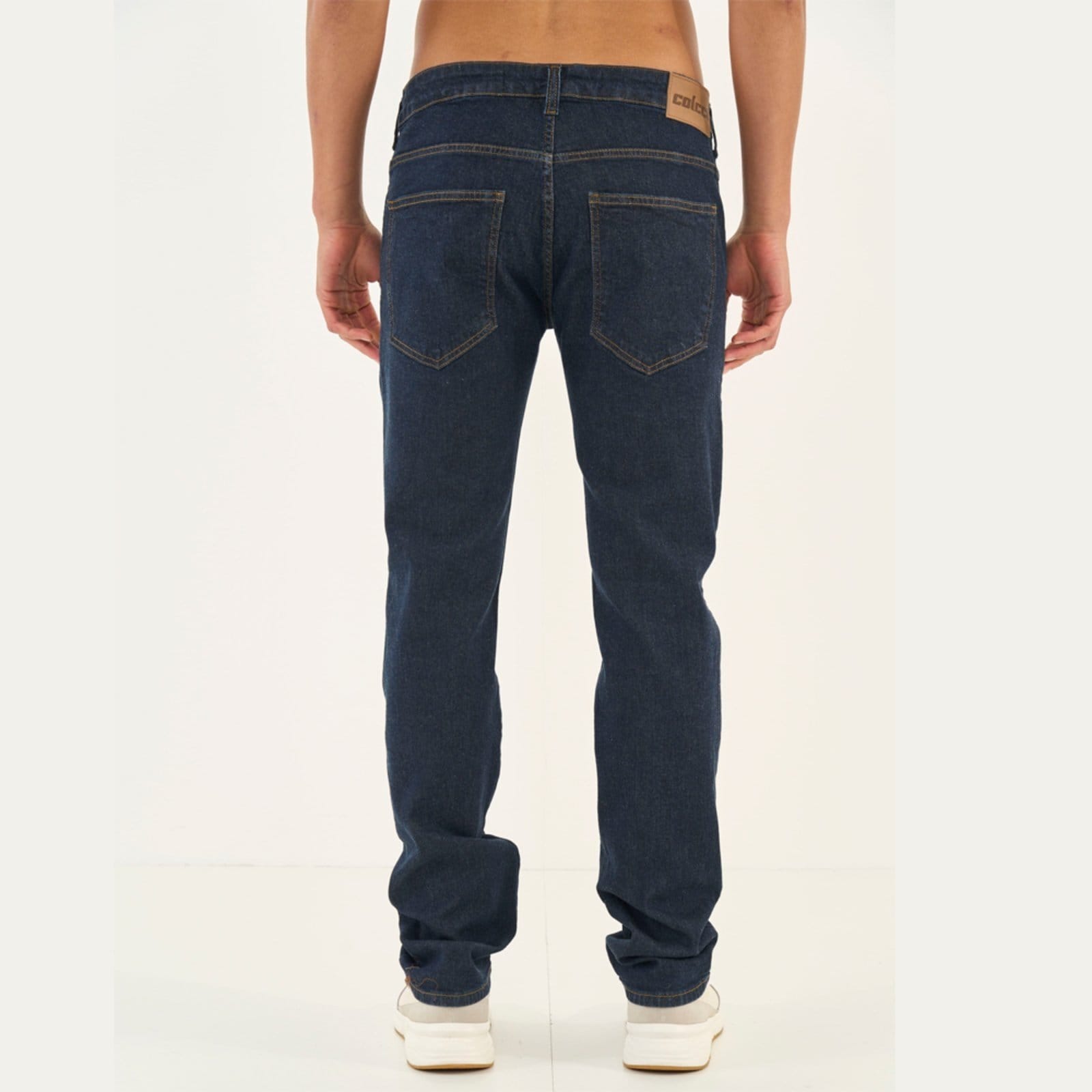 Vista 2 Calça Jeans Colcci Alex Dark Ou26 Masculino Colcci azul