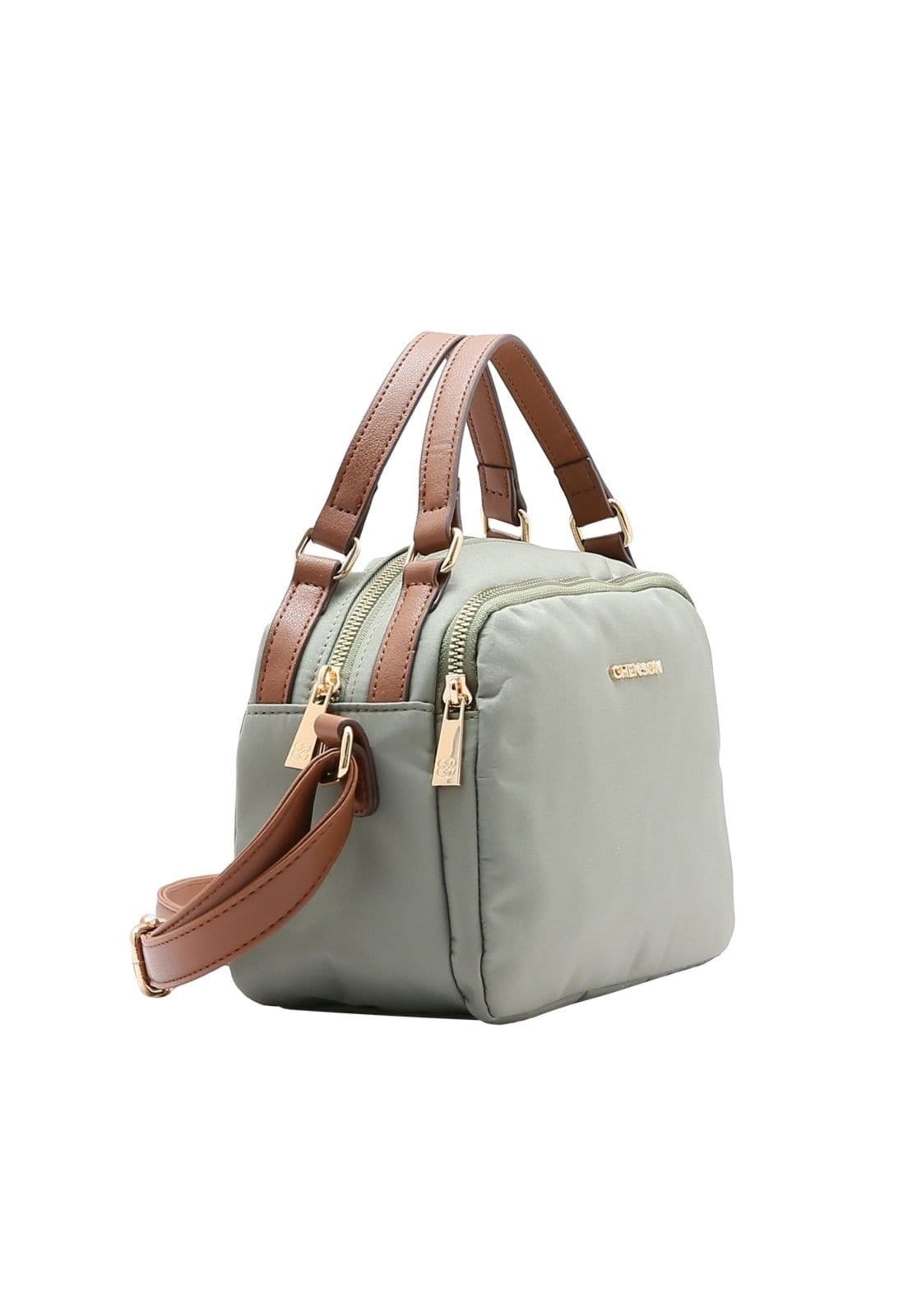Vista 2 Bolsa Feminina Chenson Microfiber Musgo 3184586 Chenson verde