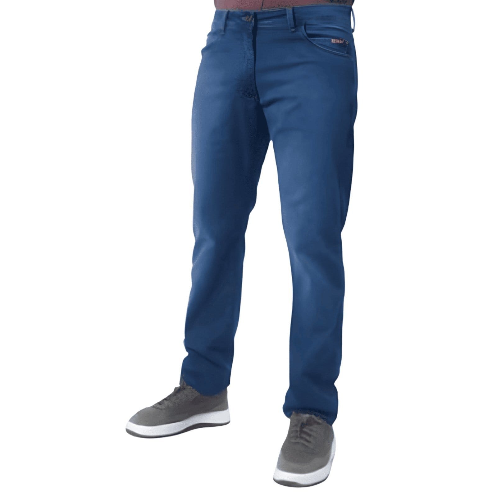 Vista 2 Calça Masculina Slim Fit Médio Oceano jeans