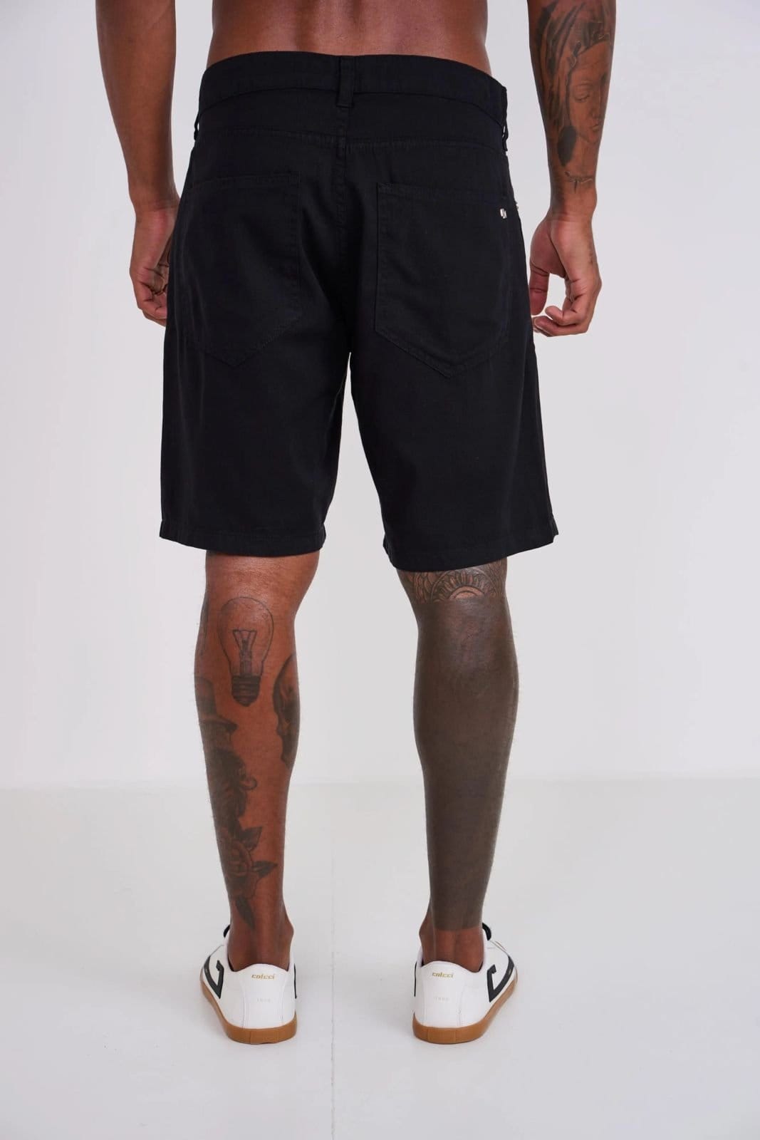 Vista 2 Bermuda Em Sarja New Davi Colcci Colcci preto