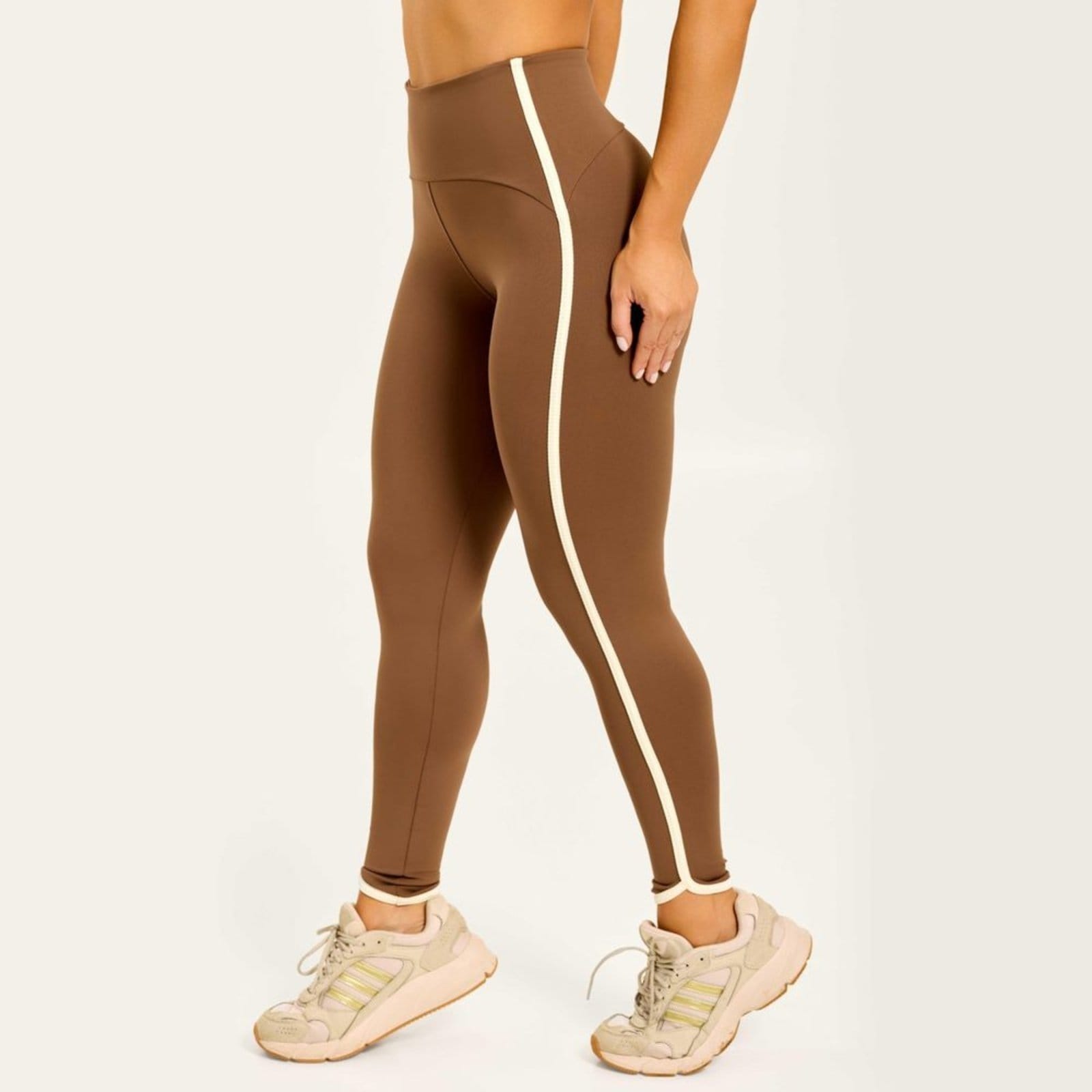 Vista principal Legging Impression Castanho Capucine Poliamida Donna Carioca marrom
