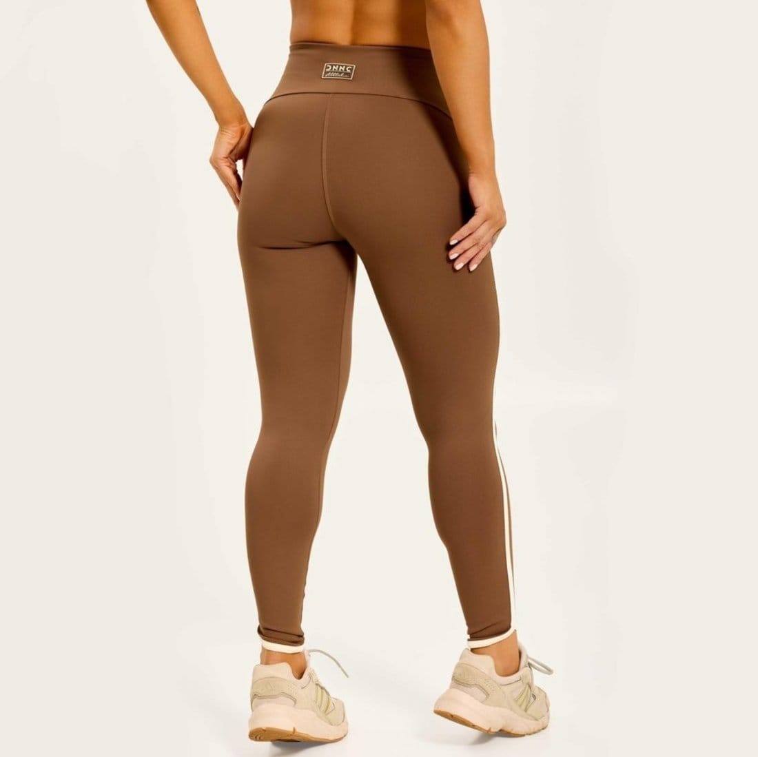 Vista 2 Legging Impression Castanho Capucine Poliamida Donna Carioca marrom