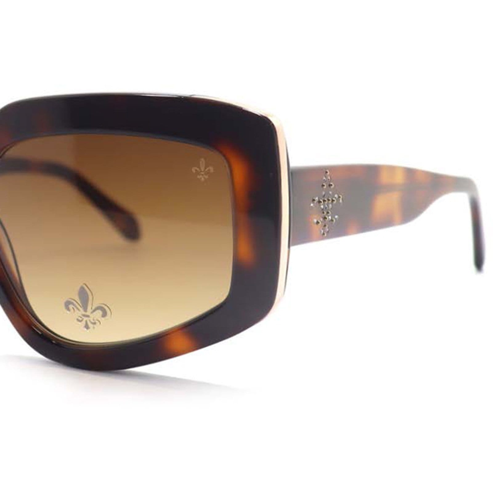 Vista 2 Óculos de Sol Dudalina DUH238 AV234 Feminino Dudalina marrom