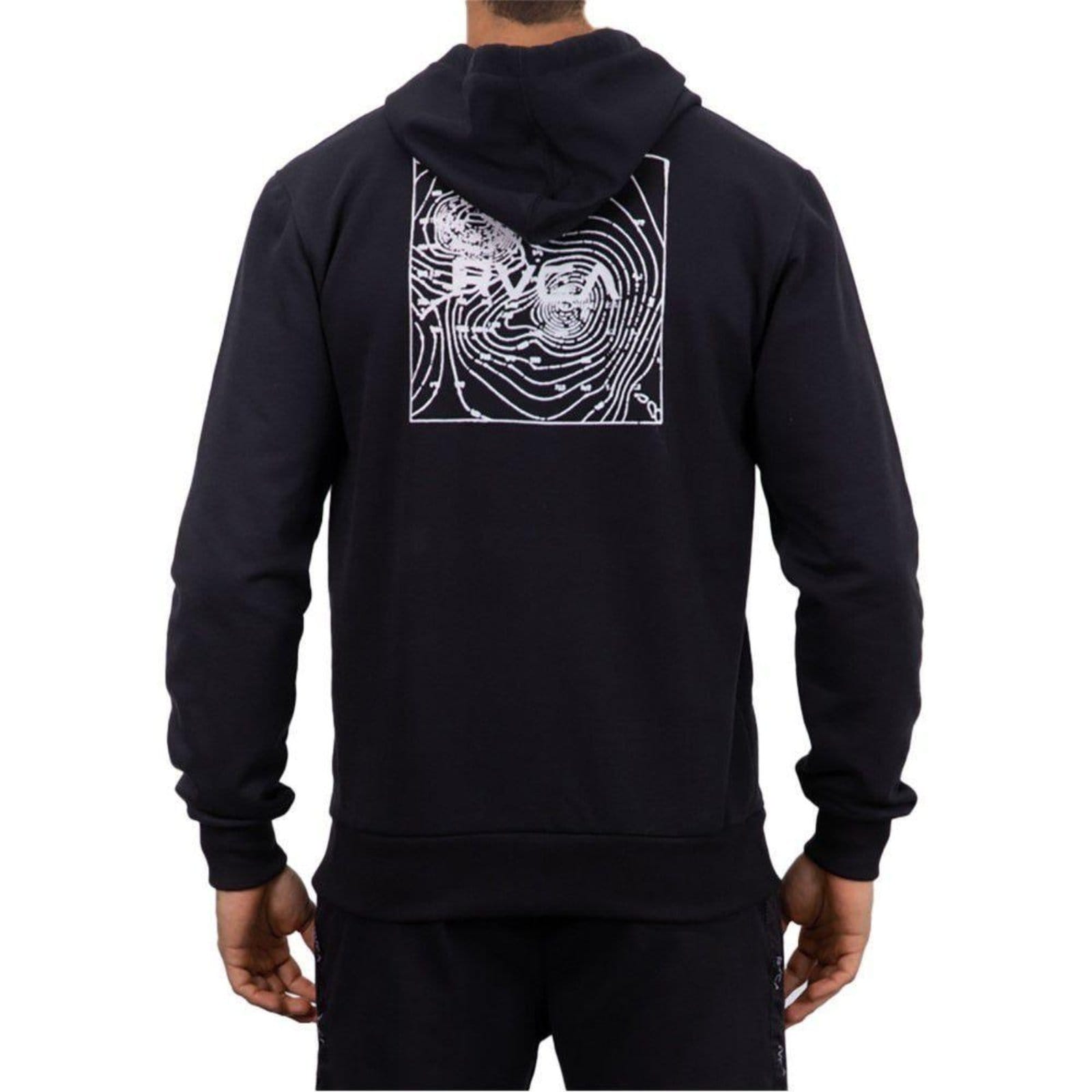 Vista 2 Moletom RVCA Canguru Topographic Oversize RVCA preto