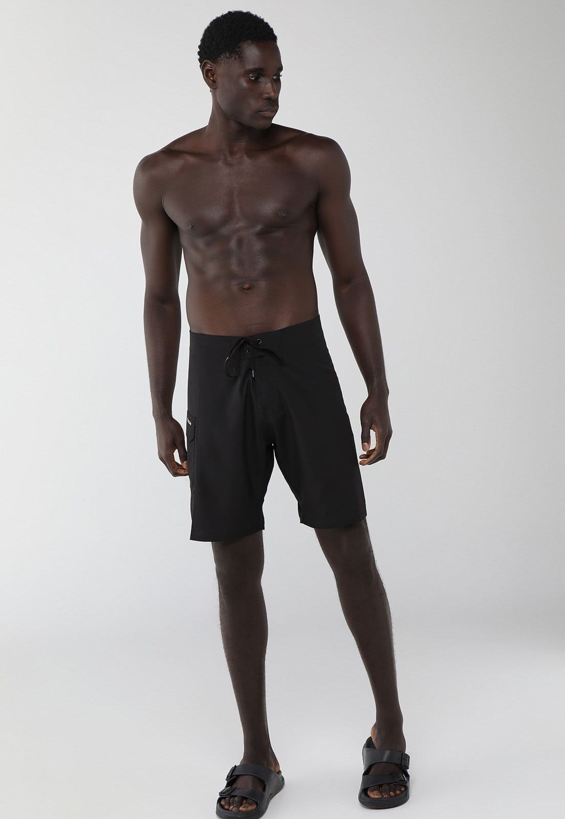 Vista 2 Boardshort Masculino Volcom Lido Solid Preta Volcom preto