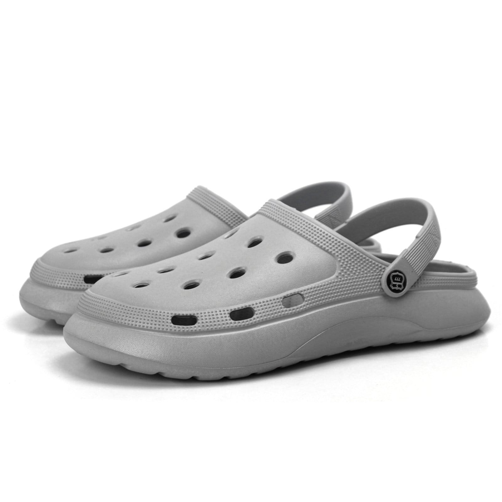 Vista 2 Babuche Masculino Eva Leve Macio Unissex Chinelo Conforto Dia a Dia Sapatofran cinza