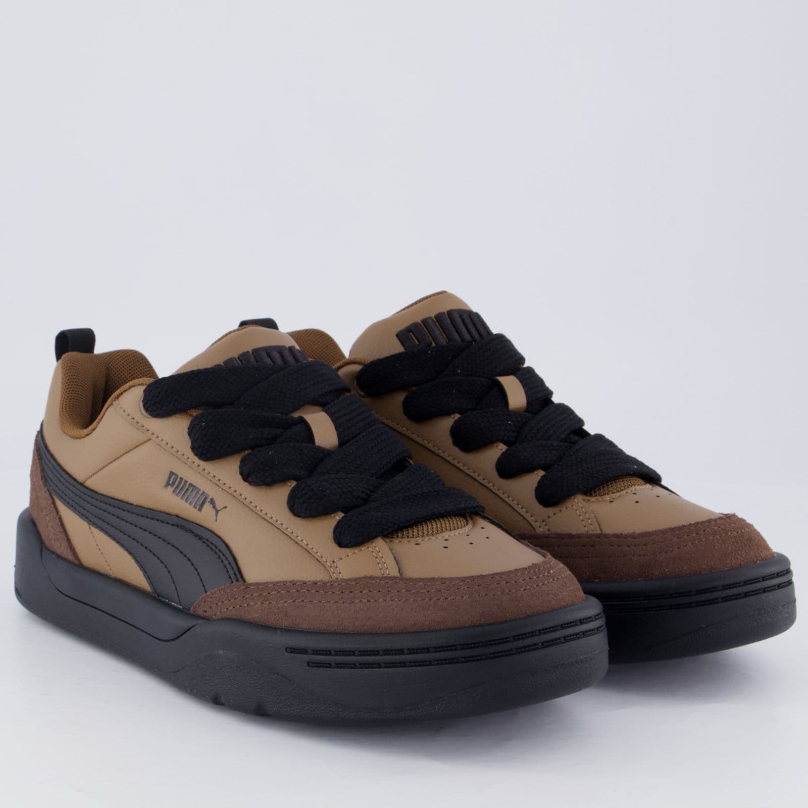 Vista 2 Tênis Puma Park Lifestyle OG e Preto Puma marrom