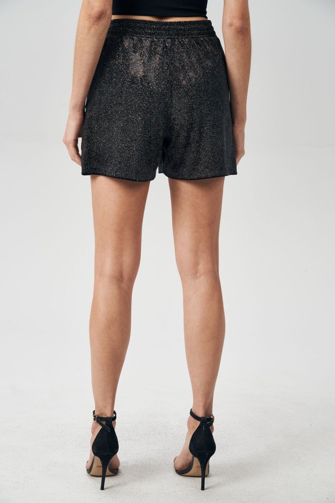 Vista 2 Short Black Veludo Glow Feminino Acostamento ACT FEMININO preto black