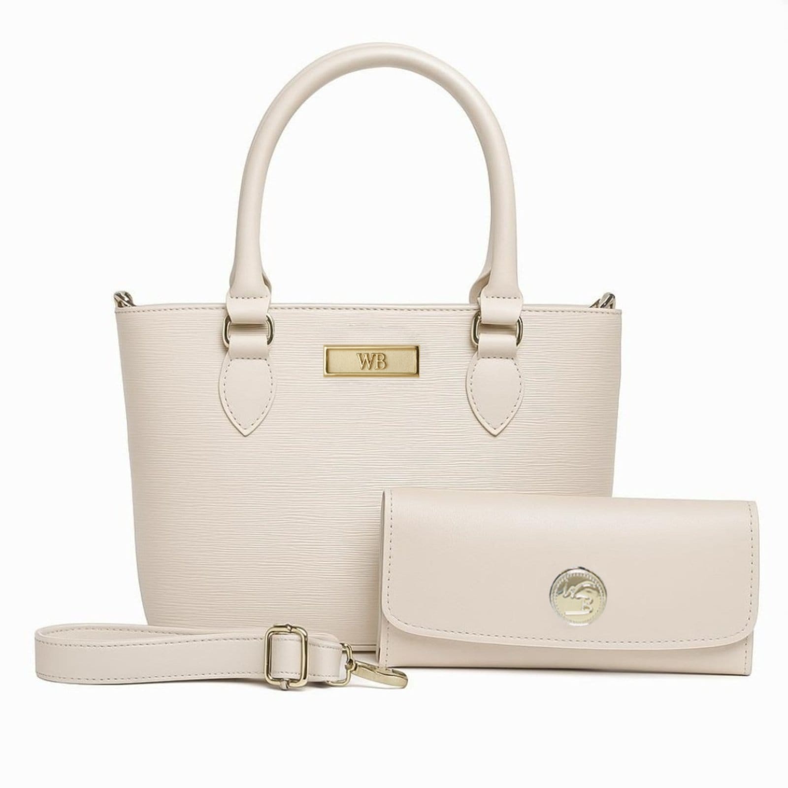 Bolsa Feminina Willibags Para O Dia A Dia Com Carteira Divisórias E Alça Transversal - Gelo