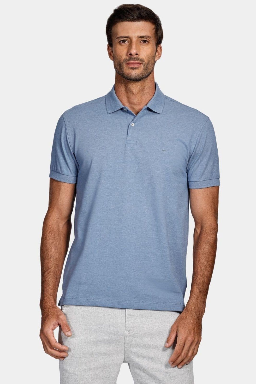 Polo Aramis Aramis Piquet Mescla Azul Índigo