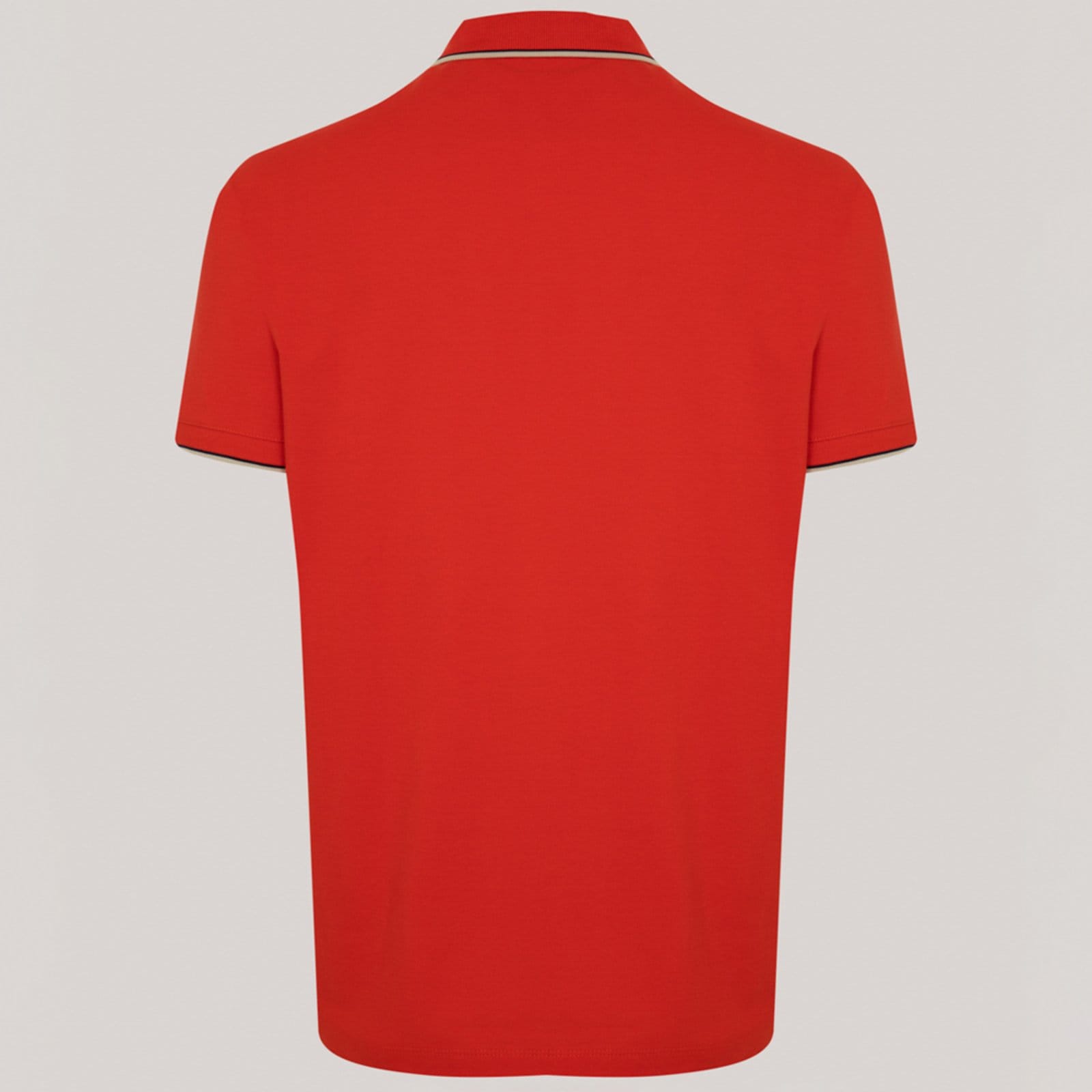 Vista 2 Camisa Polo John John Regular 2 Line Ve26 Masculino John John vermelho