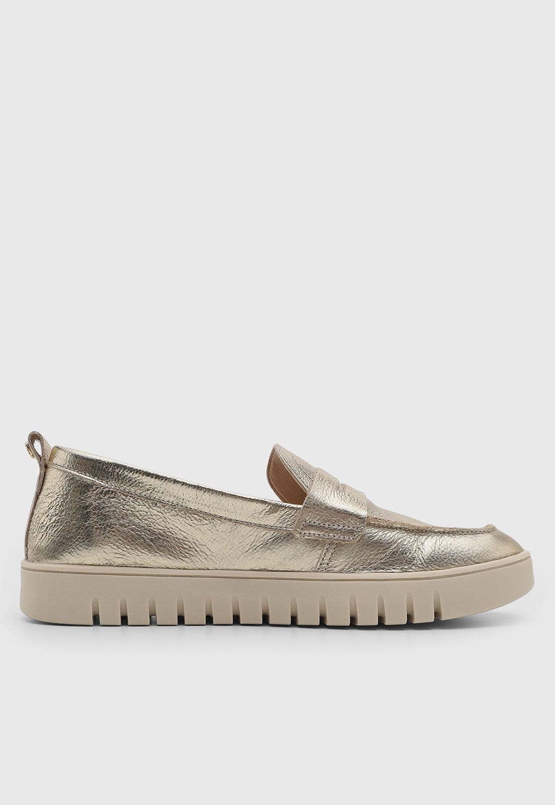 Vista 2 Mocassim Feminino Bottero Metalizado Bottero dourado