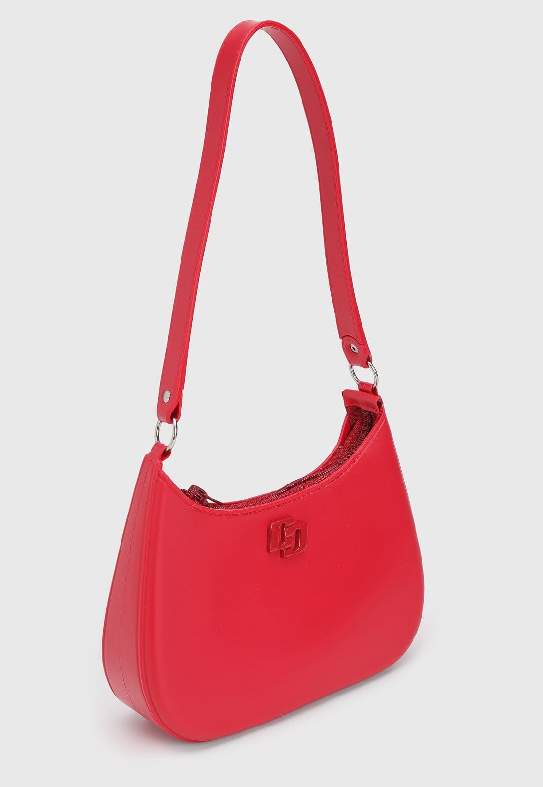 Vista 2 Bolsa Feminina Colcci Média Logo Vermelha Colcci vermelho