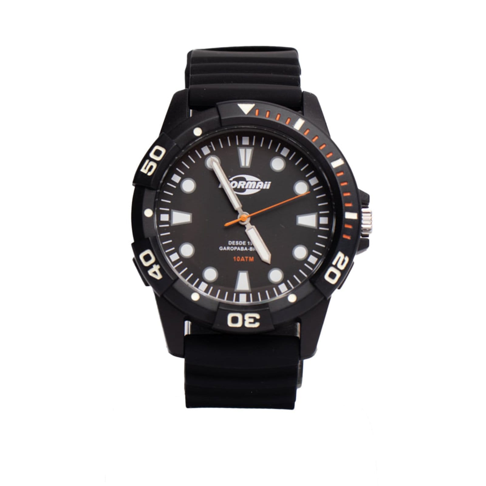 Vista principal Relógio Masculino Mormaii Analógico MOPC21JAL Technos preto