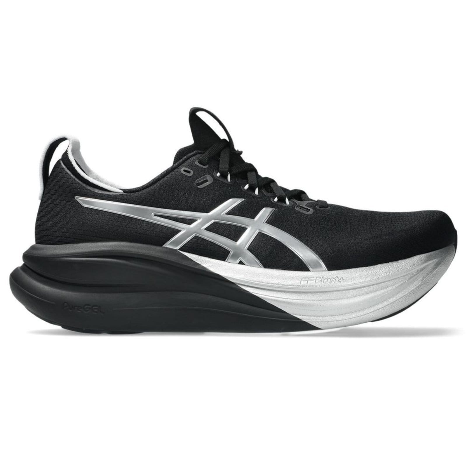 Vista 2 Tênis ASICS GEL Nimbus 28 - Masculino - Prata ASICS preto