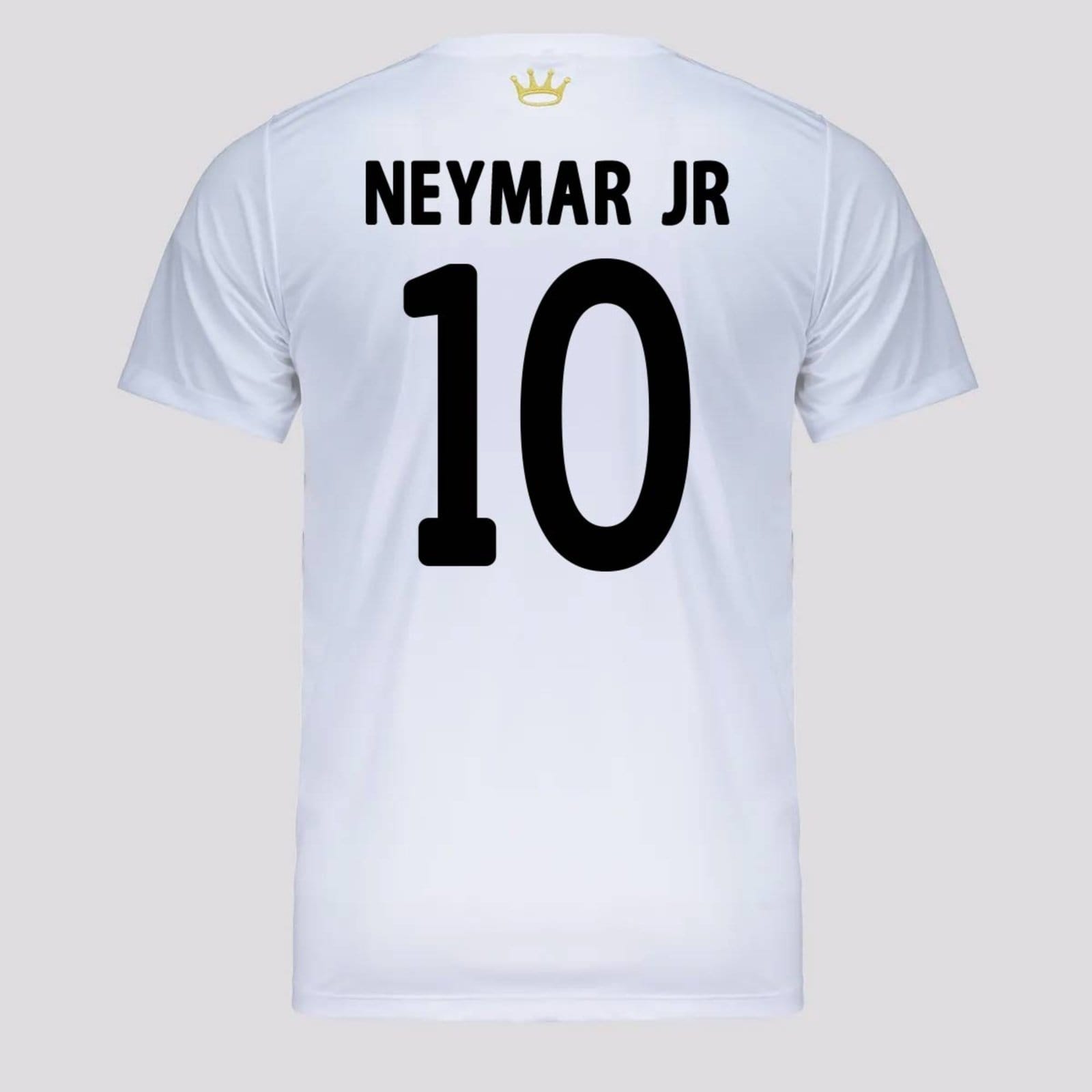 Camisa Santos Logo 10 Neymar Branca