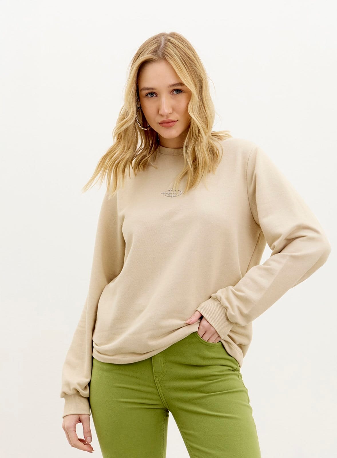 Vista principal Blusão Triton Beje Triton bege