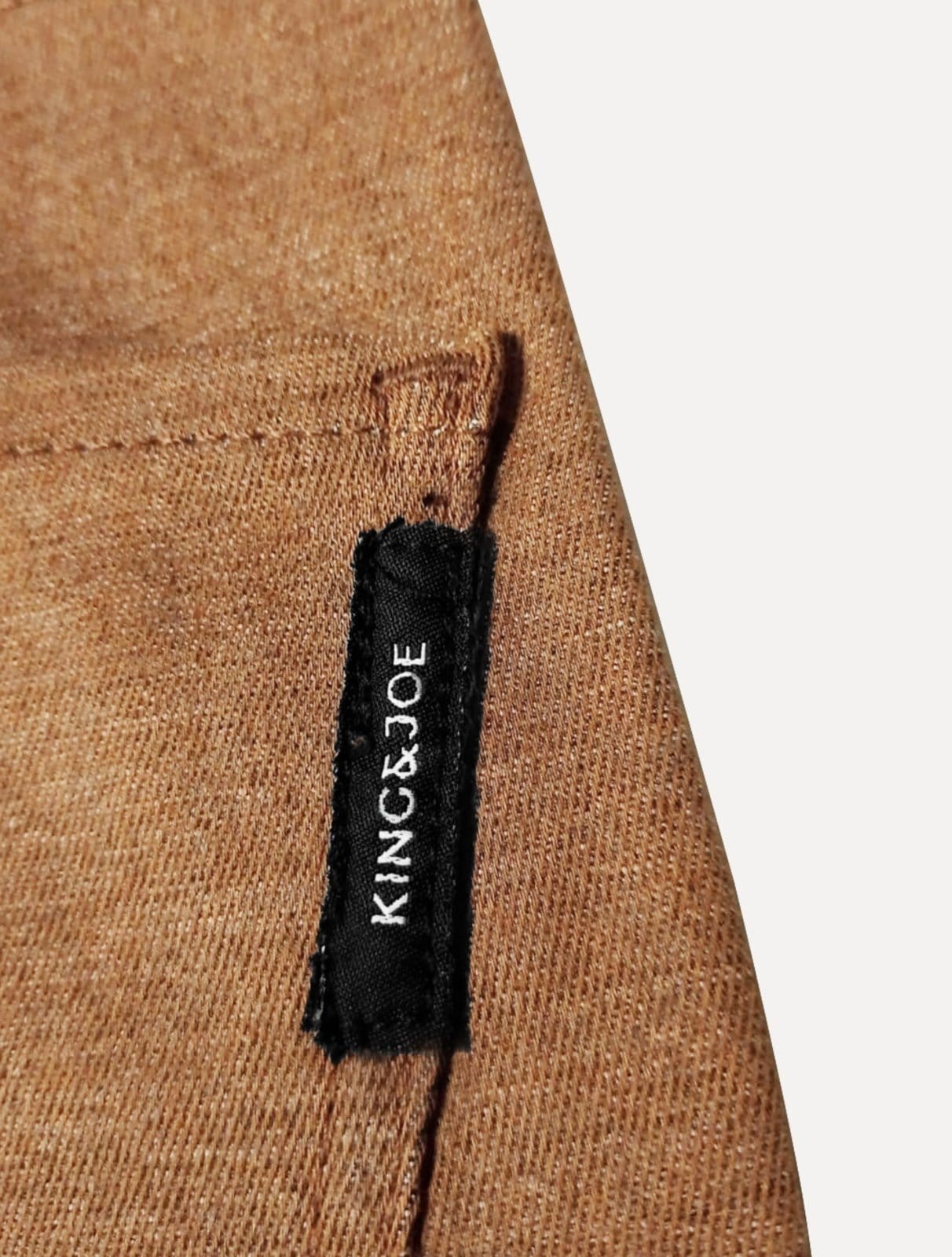 Vista 2 Bermuda King & Joe Sarja Masculina Slim Texture Mescla King & Joe marrom