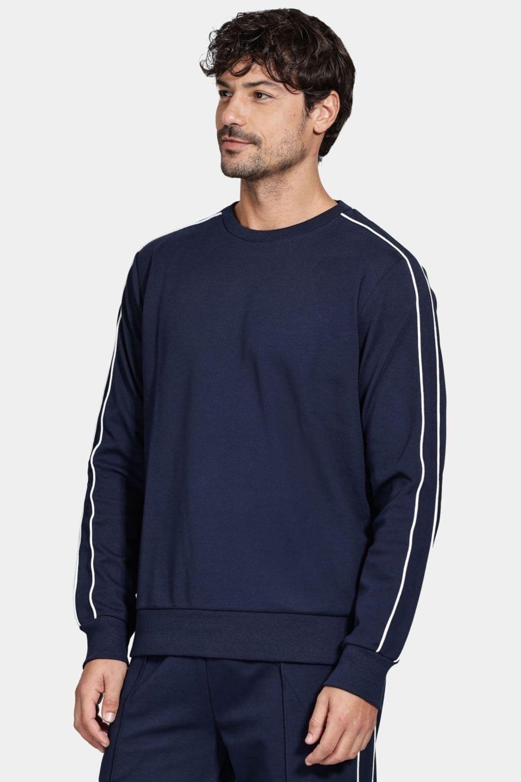 Vista 2 Moletom Aramis Piquet Sweatshirt Navy Aramis azul navy