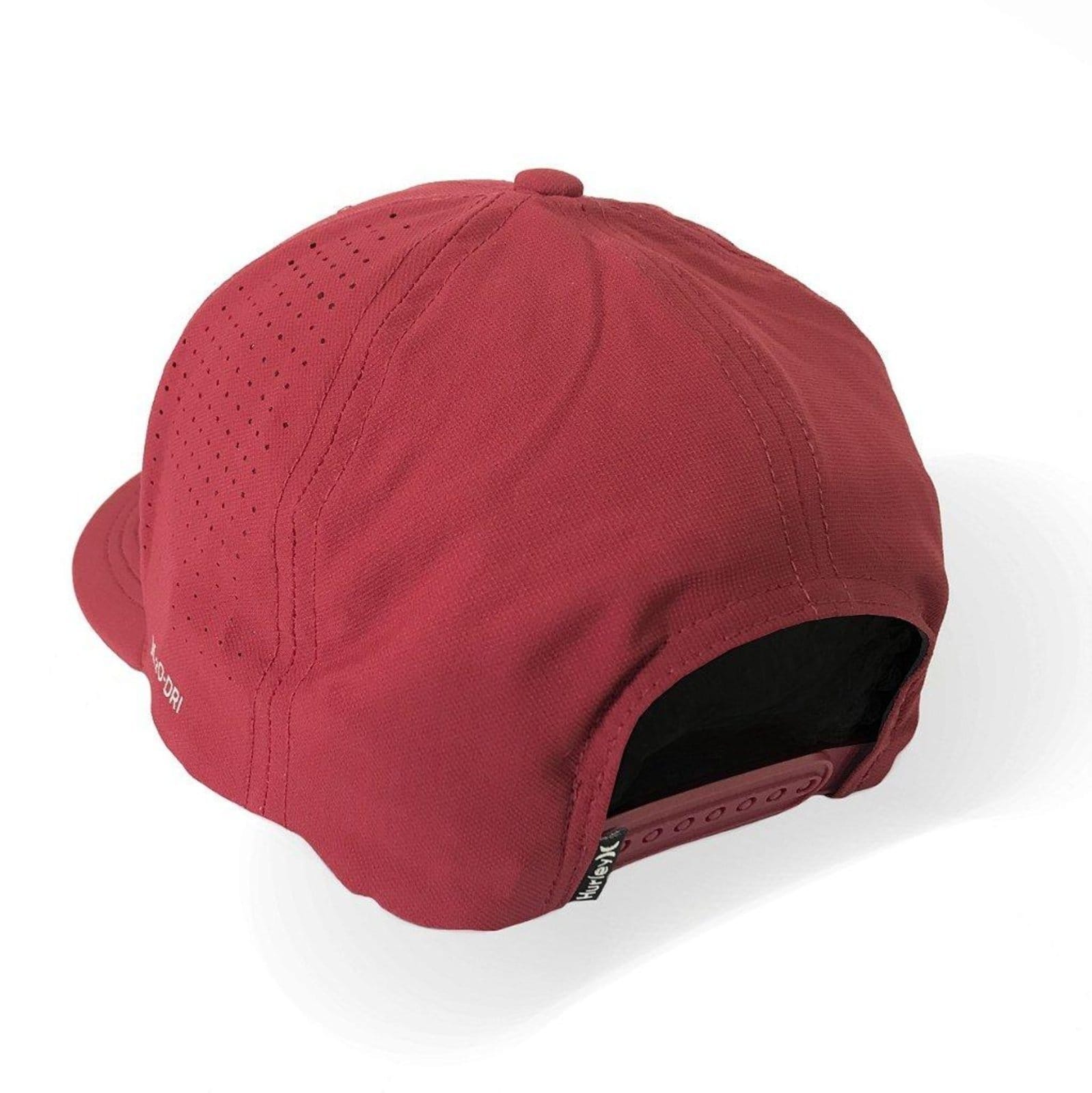 Vista 2 Boné Hurley Aba Curva Label SM23 hurley vermelho