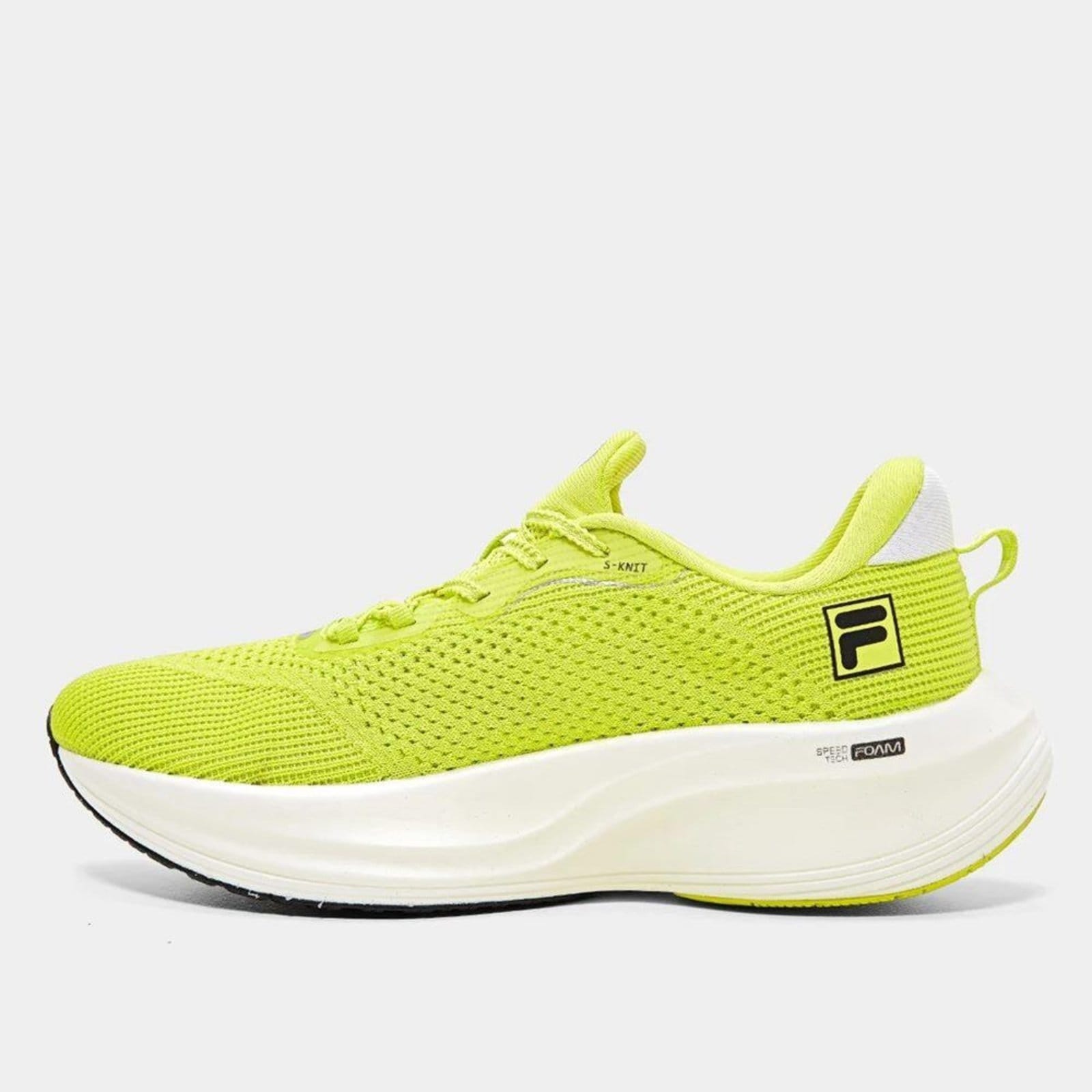 Vista 2 Tênis Masculino Fila Speedzone Running 1323591 Limão/Preto 37 Fila verde