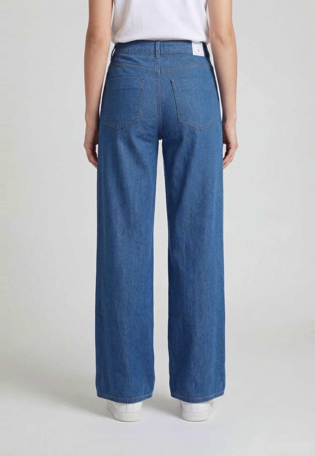 Vista 2 Calça Feminina Colcci Jeans Cintura Intermediária Colcci Jeans azul