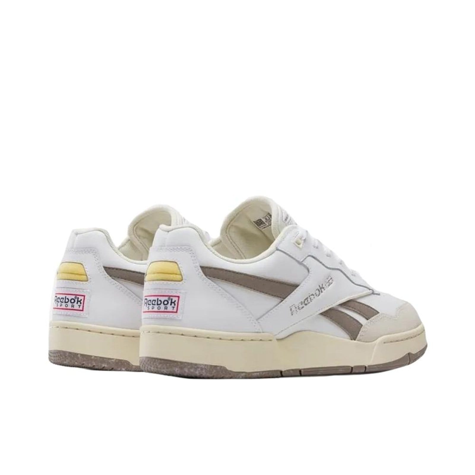 Vista 2 Tênis Reebok BB 4000 II Masculino White/Grey/Chalk Reebok branco white