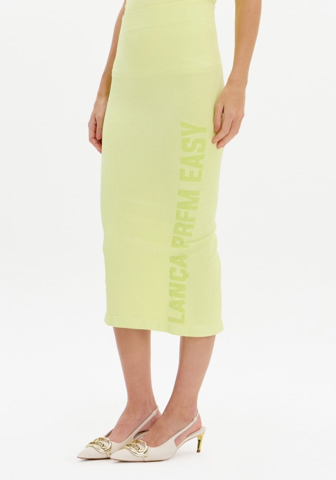 Vista 2 Saia Super Midi Seamless Sport Easy verde