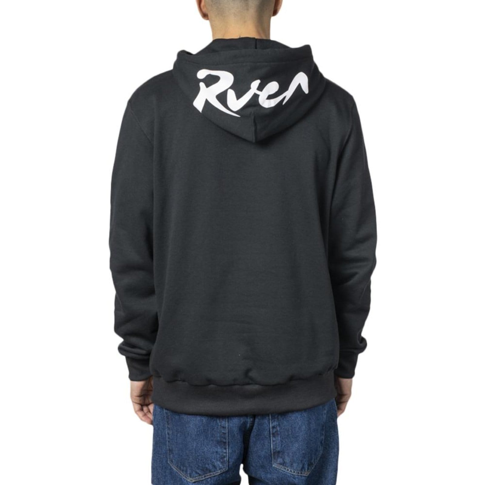 Vista 2 Moletom RVCA Canguru Muji WT23 Masculino RVCA preto