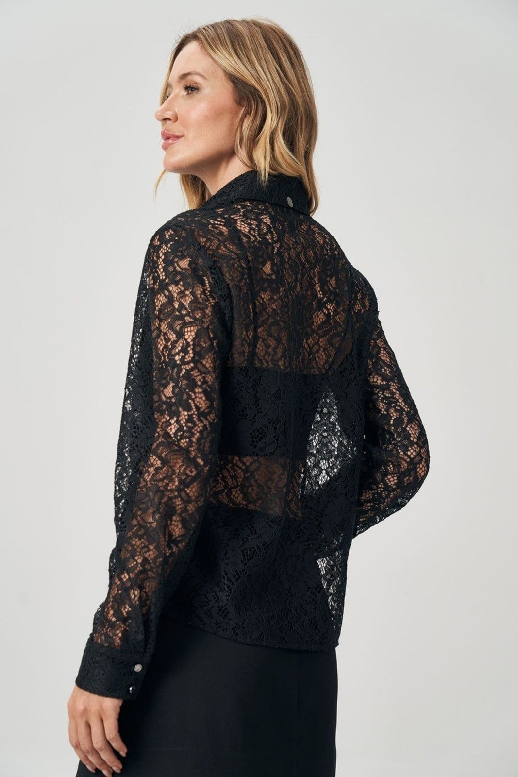 Camisa Black Renda Feminina Acostamento - 2
