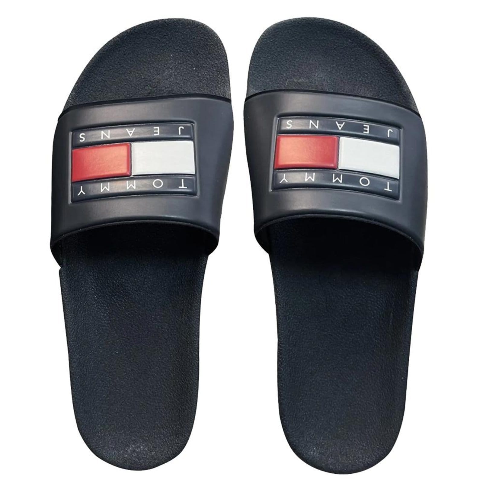 Vista 2 Chinelo Tommy Hilfiger Jeans Pool Slide Ess Dark Night Navy Tommy Hilfiger azul marinho navy