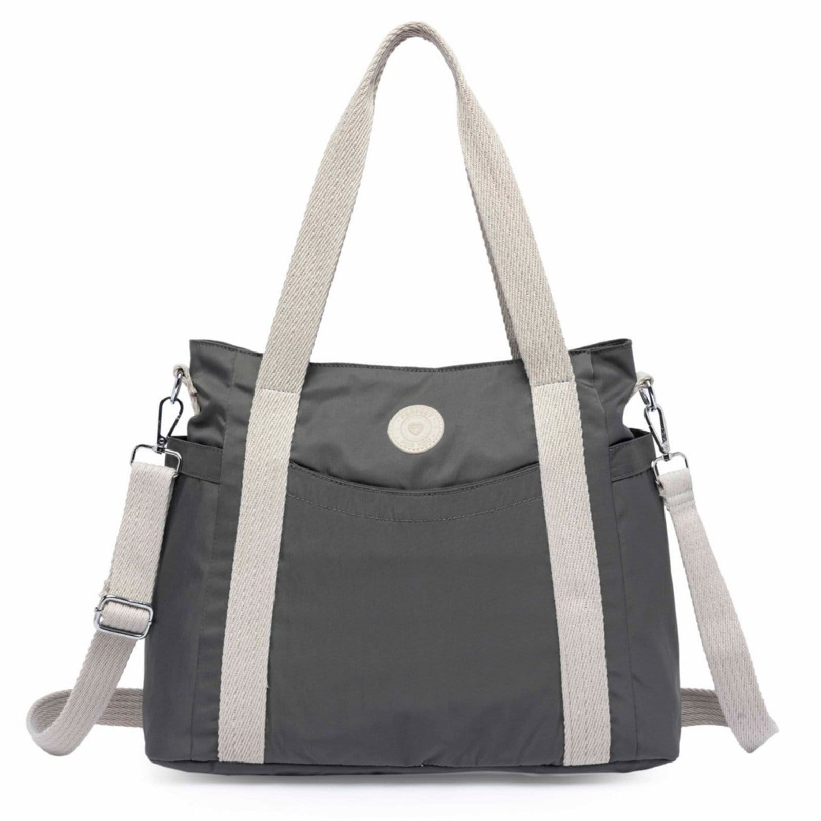 Vista principal Bolsa Feminina Transversal Tiracolo Reforçada Perfect For You cinza