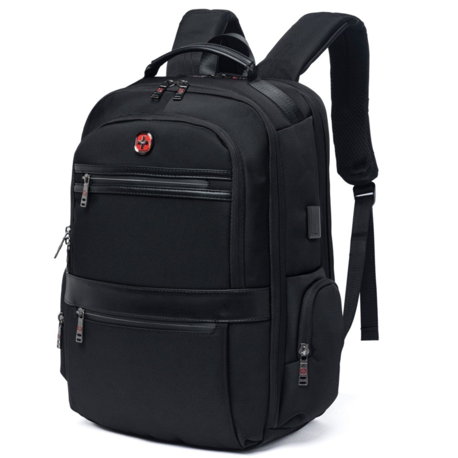 Vista 2 Mochila Executiva Crossgear Notebook Moderna Espaçosa Usb Uso Diário Crossgear preto
