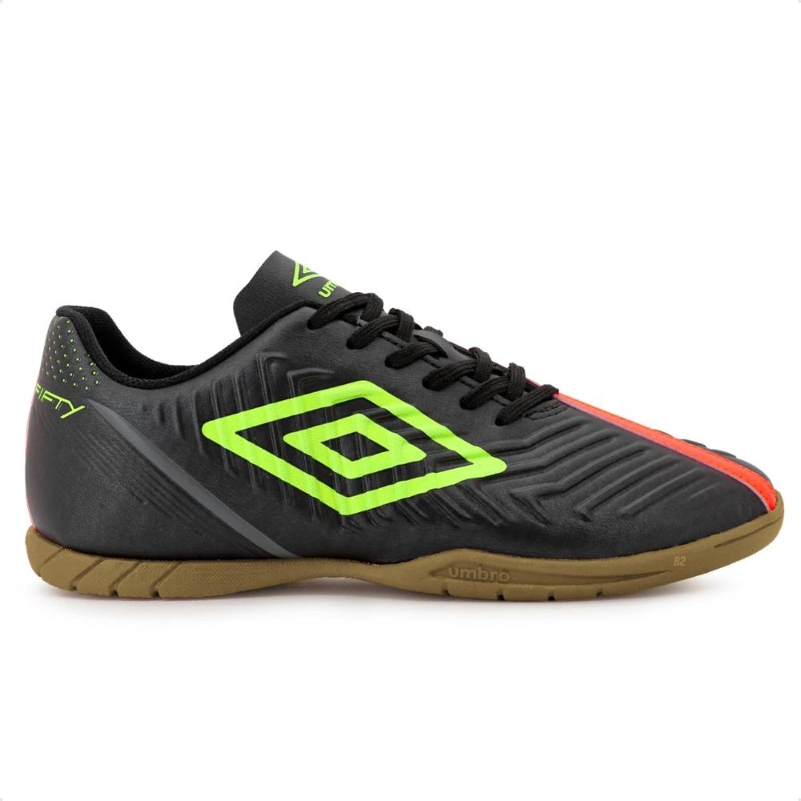 Vista principal Chuteira Futsal Umbro Fifty 4 Masculino Umbro preto