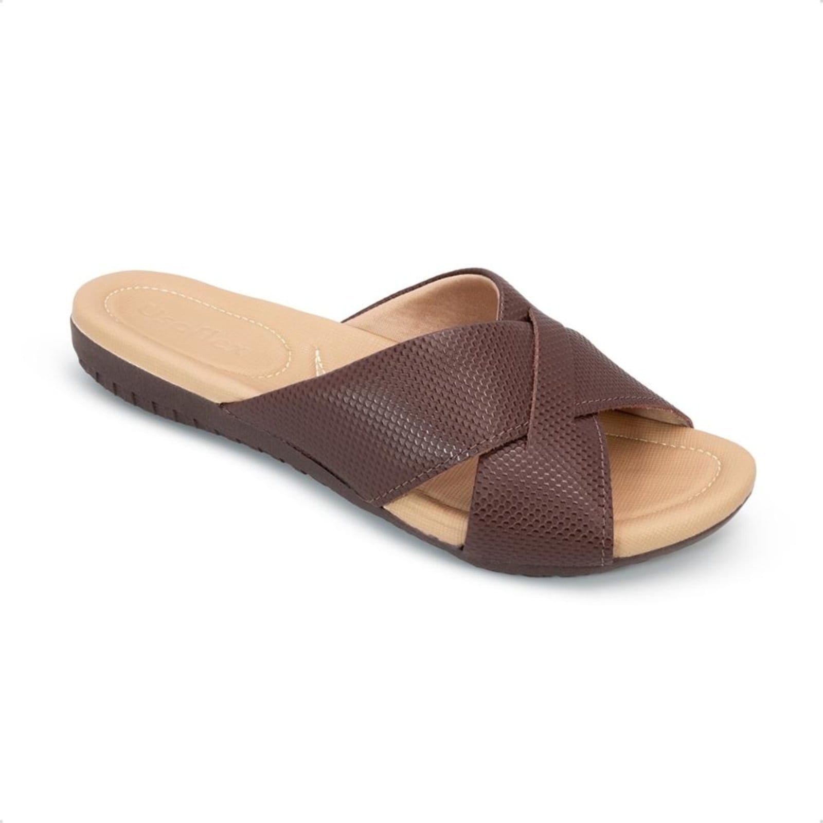 Vista 2 Chinelo Usaflex Rasteiro R1853 Usaflex marrom