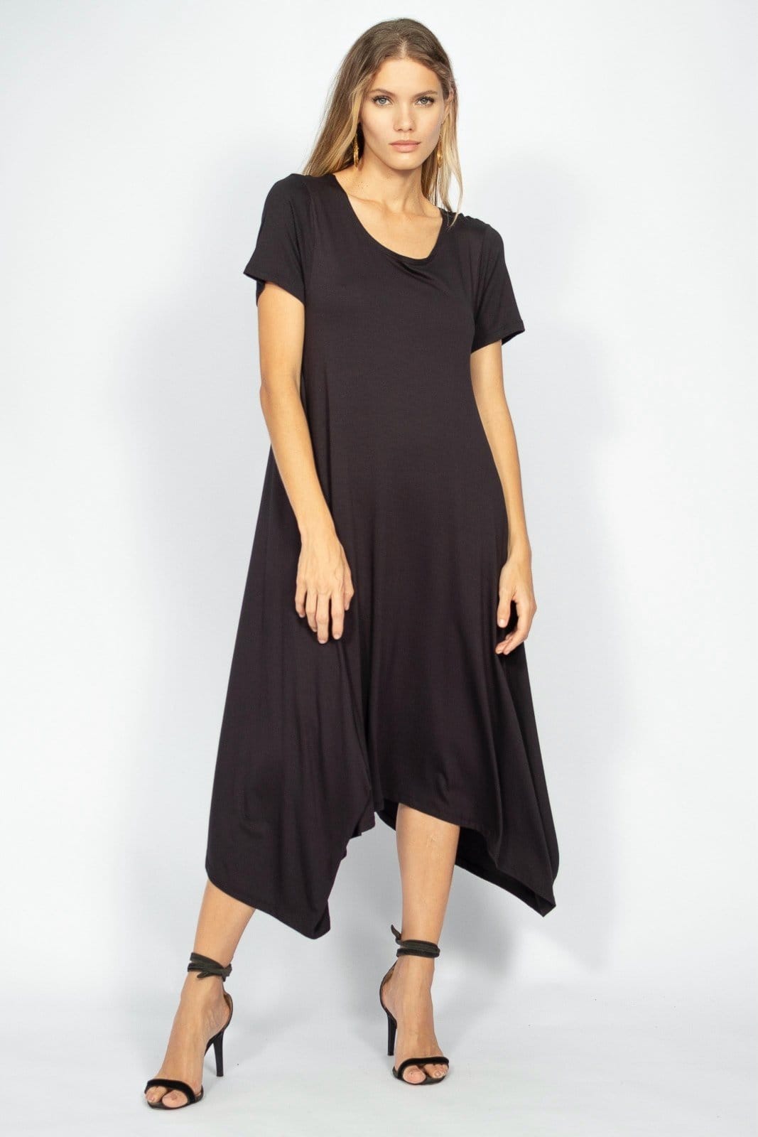 Vestido Saruel Manga Curta Amazonia Vital Malha