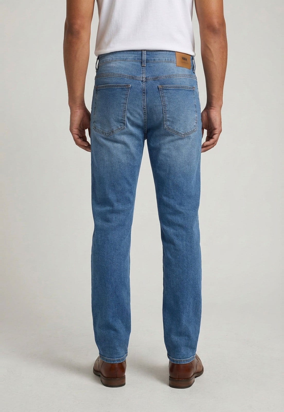 Vista 2 Calça Jeans Masculina Forum Paul Regular Forum azul