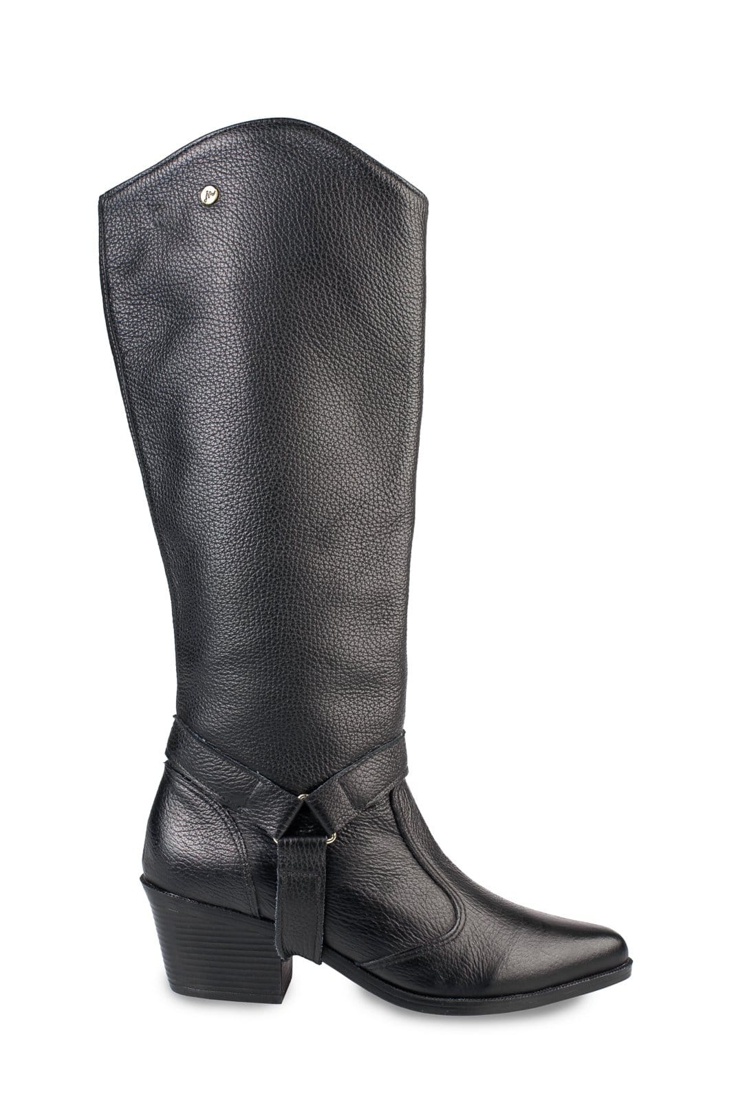 Vista principal Bota Andrea Vinci de couro 2 em 1 montaria 003 Andrea Vinci preto