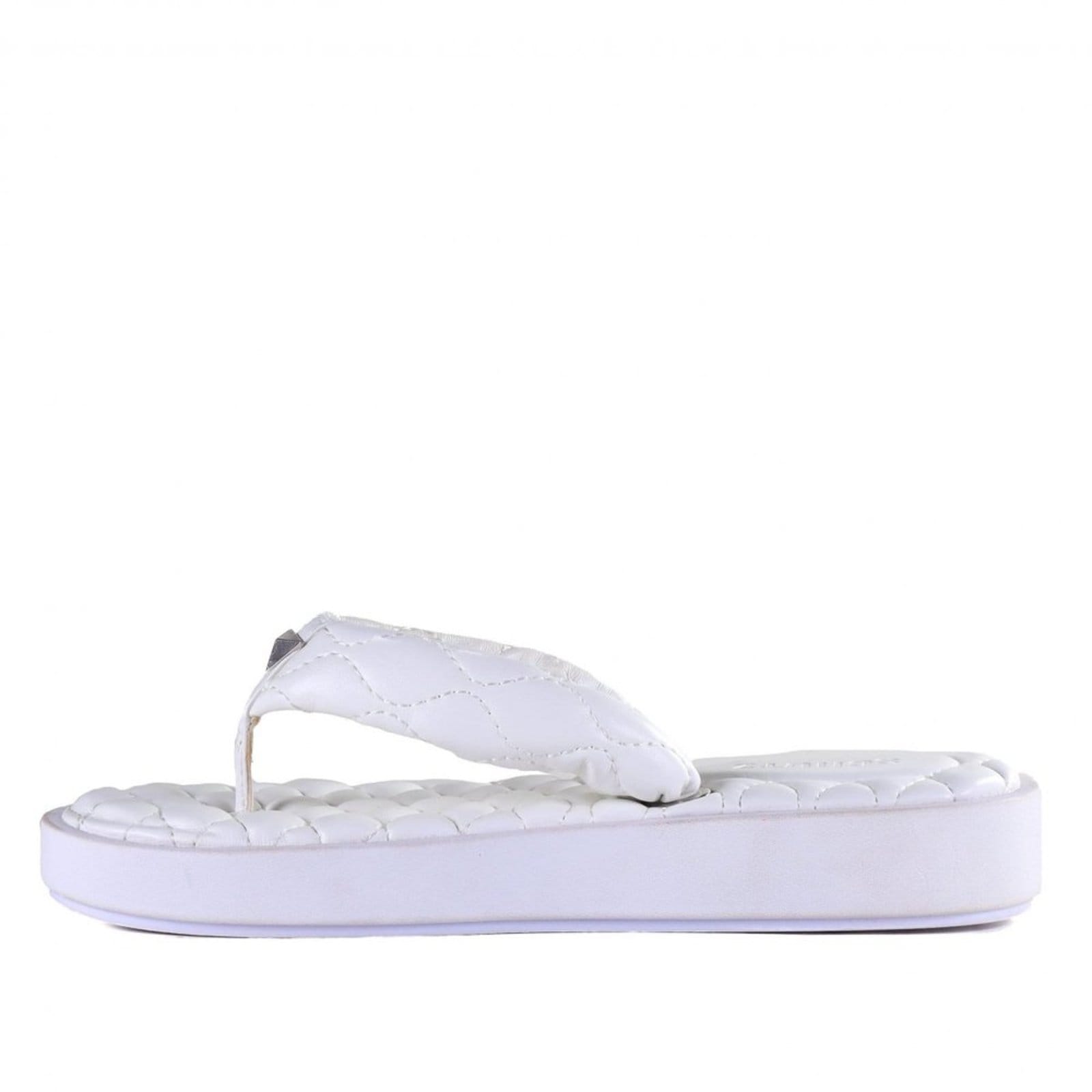 Vista 2 Chinelo Feminino Schutz S218210001 Schutz Schutz branco