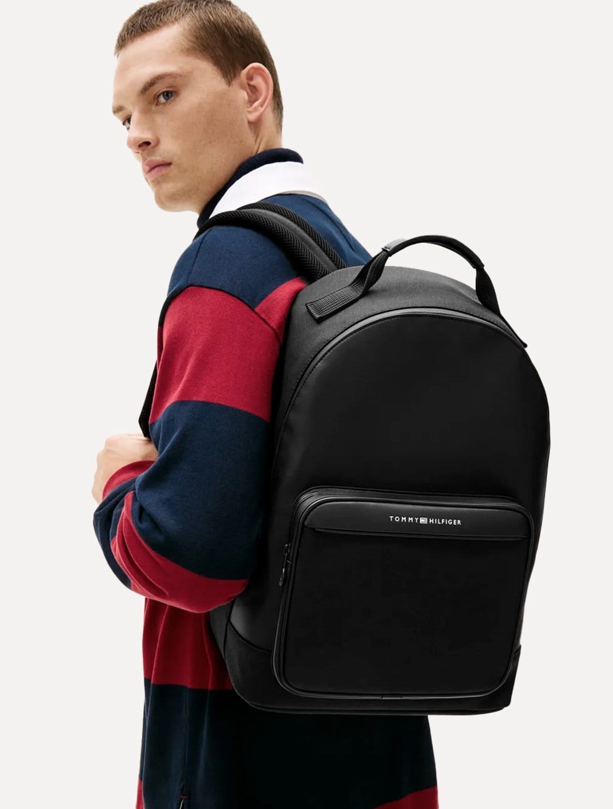 Mochila Tommy Hilfiger Foundation Backpack Preta