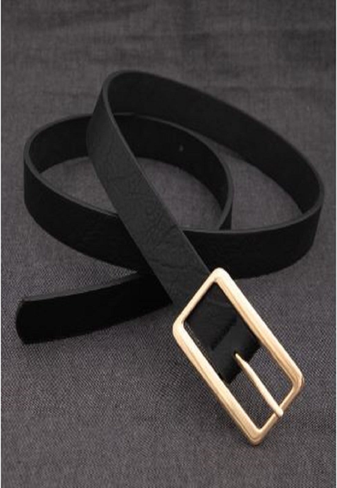 Vista 2 Cinto Cabanafree Fivela Dourada Aurora Cabanafree preto