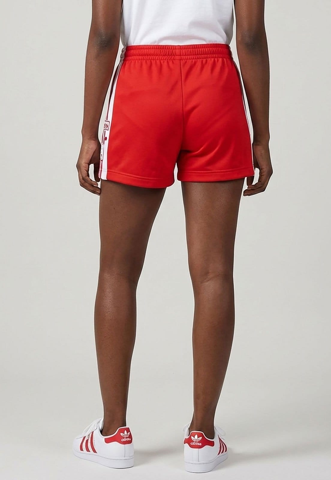 Vista 2 Shorts Feminino Adidas Originals Adibreak adidas Originals vermelho