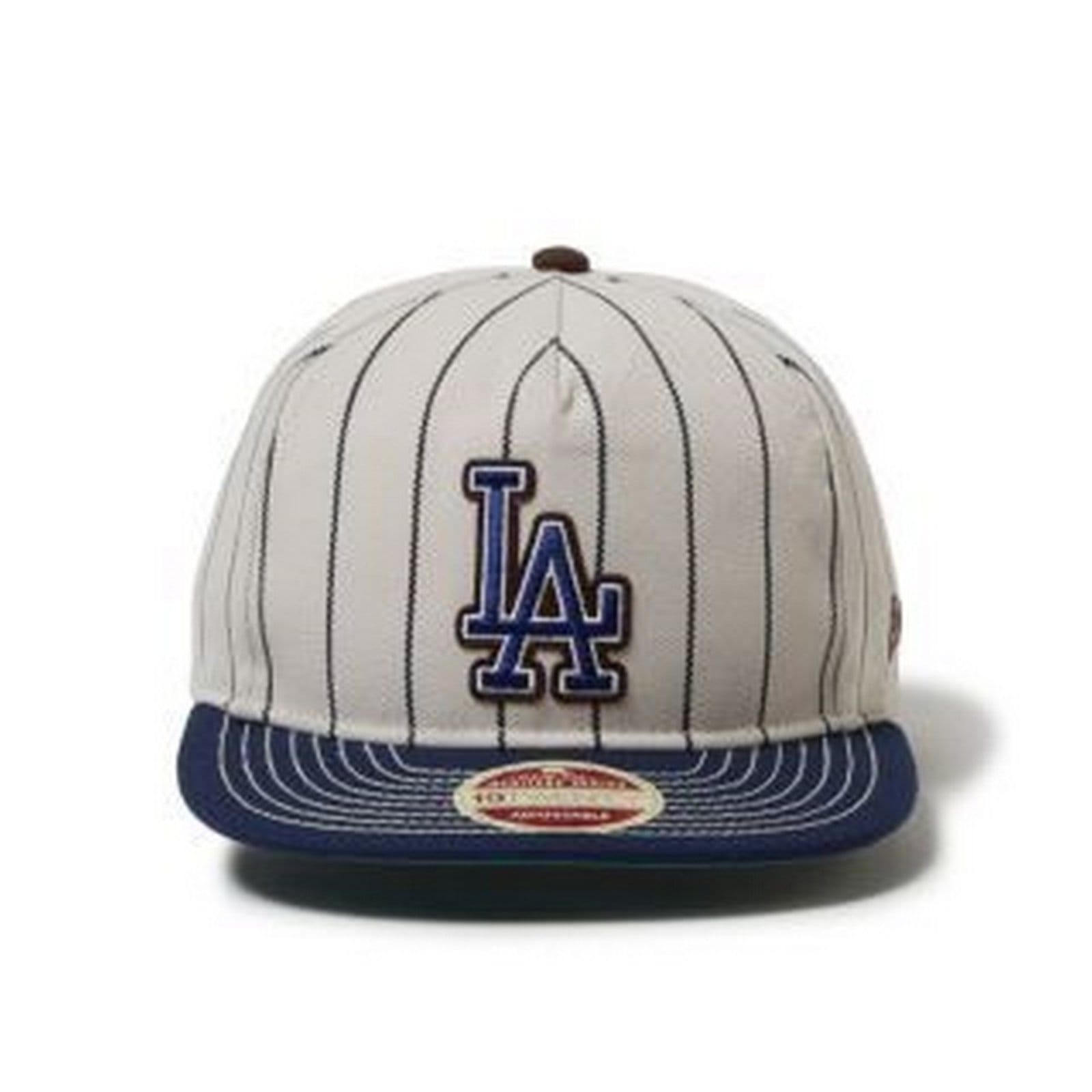 Vista 2 Boné New Era 19TWENTY STRAPBACK Los Angeles Dodgers MLB Off White new era off-white white